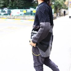 画像4: 【Wiz&Witch】- Planet Label "WEIRD CREW KNIT" / BLACK (4)