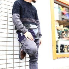 画像2: 【Wiz&Witch】- Planet Label "WEIRD CREW KNIT" / BLACK (2)