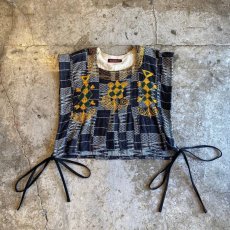 画像1: 【Wiz&Witch】VINTAGE FABRIC SIDE OPEN TOPS / OS (1)