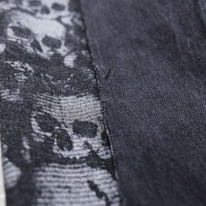 画像5: 【Wiz&Witch】"DIRTY BEAUTIFUL" SKULL TWINS DENIM PANTS / W30 (5)