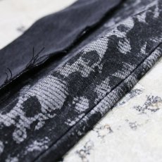 画像6: 【Wiz&Witch】"DIRTY BEAUTIFUL" SKULL TWINS DENIM PANTS / W30 (6)