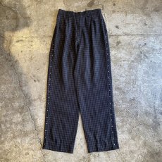 画像2: 【Wiz&Witch】"THE U.K" SIDE STUDS SLACKS PANTS / W27 (2)