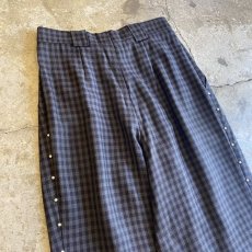 画像4: 【Wiz&Witch】"THE U.K" SIDE STUDS SLACKS PANTS / W27 (4)