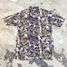 画像1: ARTISTIC GRAPHIC PATTERN S/S SHIRT / Mens M(L) (1)