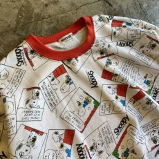 画像3: "SNOOPY" ALL OVER PRINTED SWEAT / Ladies M (3)