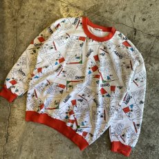 画像4: "SNOOPY" ALL OVER PRINTED SWEAT / Ladies M (4)