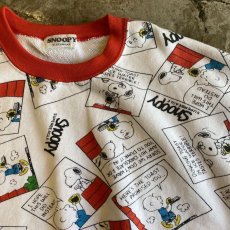 画像5: "SNOOPY" ALL OVER PRINTED SWEAT / Ladies M (5)