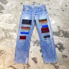 画像1: 【Wiz&Witch】"DIRTY BEAUTIFUL" CRUST ART JEANS / W31 (1)