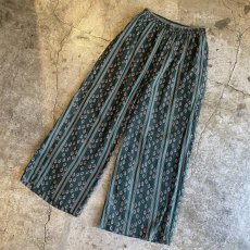 画像4: ALL OVER PATTERN COLOR DESIGN PANTS / W23~W29 (4)