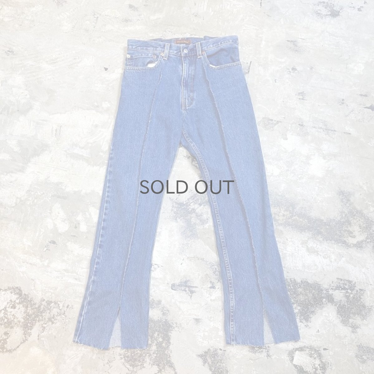 画像1: 【Wiz&Witch】FLARE CUT DENIM PANTS / W31 (1)