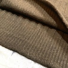 画像8: BROWN COLOR HI NECK RIB KNIT SWEATER / Mens L (8)