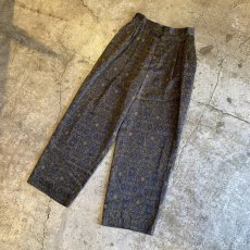 画像4: ALL OVER PATTERN LUSTER DESIGN PANTS / W25~W29 (4)