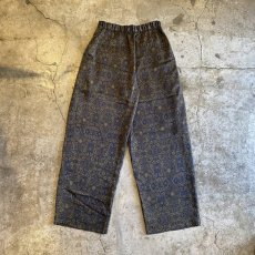 画像2: ALL OVER PATTERN LUSTER DESIGN PANTS / W25~W29 (2)