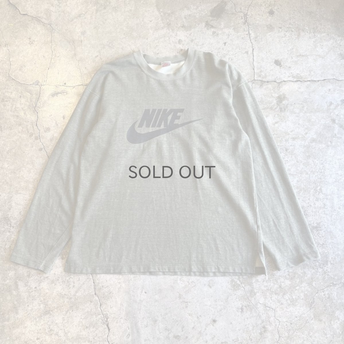 画像1: 【NIKE】FRONT MARK PRINTED DESIGN L/S TOPS / Ladies L (M) (1)