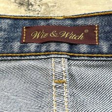 画像10: 【Wiz&Witch】"DIRTY BEAUTIFUL" CRUST ART JEANS / W34 (10)