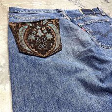 画像9: 【Wiz&Witch】"DIRTY BEAUTIFUL" CRUST ART JEANS / W34 (9)