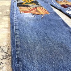 画像7: 【Wiz&Witch】"DIRTY BEAUTIFUL" CRUST ART JEANS / W34 (7)