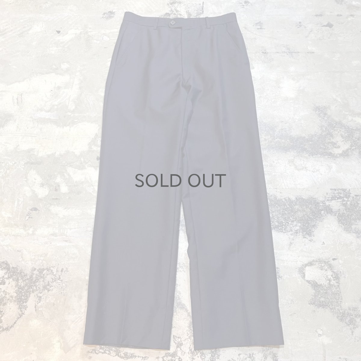 画像1: 【CHRISTIAN DIOR】NAVY COLOR STRAIGHT SLACKS / W30 (1)