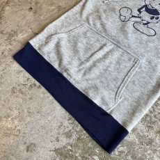 画像4: OLD BI COLOR DESIGN "MICKEY" PRINTED SWEAT HOODIE / Ladies S(34~36) (4)