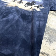 画像6: 90's HORSE PRINTED TIE DYE PATTERN S/S TEE / Mens XXL (6)