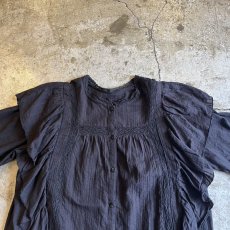 画像8: SIDE FRILL DESIGN VOLUME SLEEVE L/S BLOUSE / Ladies M (8)