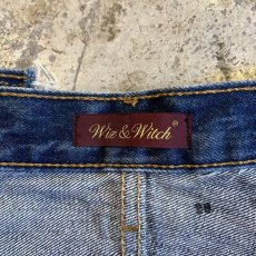 画像10: 【Wiz&Witch】"UNITED" TWINS DENIM SKIRT / W28  (10)