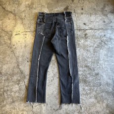 画像2: 【Wiz&Witch】FLARE CUT DENIM PANTS / W29 (2)