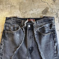 画像6: 【Wiz&Witch】FLARE CUT DENIM PANTS / W29 (6)