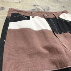 画像3: MULTI COLOR SWITCHED STRAIGHT COTTON PANTS / W33 (3)