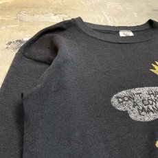 画像3: 80's BART SIMPSON PRINTED DAMAGE SWEAT / Mens M / MADE IN USA (3)