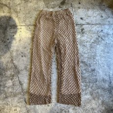 画像2: BEIGE COLOR CROCHET DESIGN PANTS / W25~W31 (2)