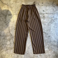 画像2: ALL OVER STRIPE PATTERN DESIGN SLACKS PANTS / W24~27 (2)