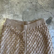 画像7: BEIGE COLOR CROCHET DESIGN PANTS / W25~W31 (7)