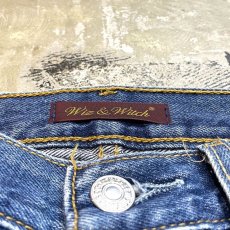 画像10: 【Wiz&Witch】SIDE ORIENTAL WIDE DENIM PANTS / W30 (10)