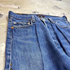 画像3: 【Wiz&Witch】SIDE ORIENTAL WIDE DENIM PANTS / W30 (3)