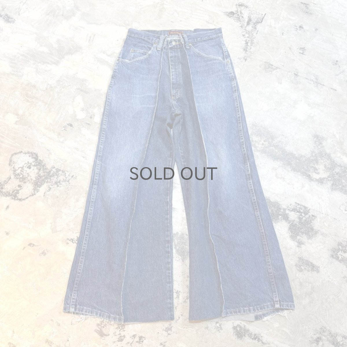 画像1: 【Wiz&Witch】"UNITED" TWINS WIDE DENIM PANTS / W31 (1)