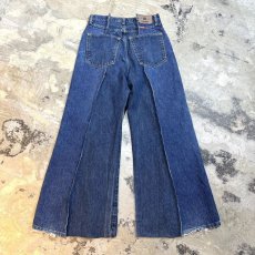 画像2: 【Wiz&Witch】"UNITED" TWINS WIDE DENIM PANTS / W31 (2)