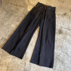 画像4: 【Wiz&Witch】 "UNITED" TWINS WIDE DENIM PANTS / W29 (4)