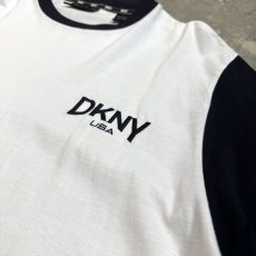 画像4: 【DKNY】LOGO EMBROIDERY SWITCHED S/S TEE / Mens L (4)