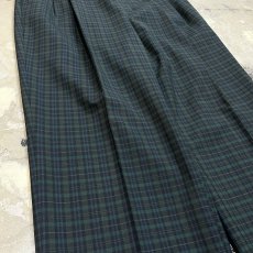 画像5: BLACK WATCH PATTERN STRAIGHT SILHOUETTE PANTS / W31 (5)