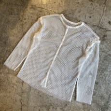 画像4: SHOULDER 2WAY DESIGN MESH L/S TOPS / Ladies L (4)