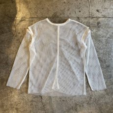 画像2: SHOULDER 2WAY DESIGN MESH L/S TOPS / Ladies L (2)