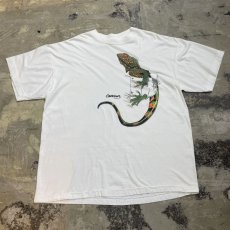 画像1: "CANCUN MEXICO" IGUANA PRINTED S/S TEE / Mens XL (1)