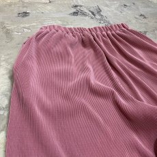 画像9: PINK COLOR PLEATED WIDE SILHOUETTE PANTS / W25~ (9)