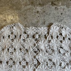 画像7: PALE TONE FLOWER CROCHET DESIGN S/S CARDIGAN / Ladies M (7)