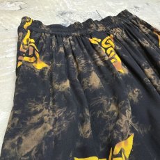 画像9: ALL OVER TIE DYE PATTERN HAND CRAFTED SKIRT / W26~ (9)