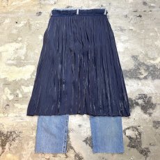 画像2: 【Wiz&Witch】"UNITED" WRAP SKIRT DENIM PANTS / W32 (2)