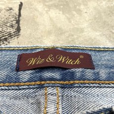 画像10: 【Wiz&Witch】"UNITED" WRAP SKIRT DENIM PANTS / W32 (10)