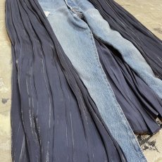 画像5: 【Wiz&Witch】"UNITED" WRAP SKIRT DENIM PANTS / W32 (5)