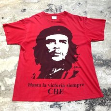 画像1: "CHE GUEVARA" FACE PRINTED S/S TEE / Mens M (1)